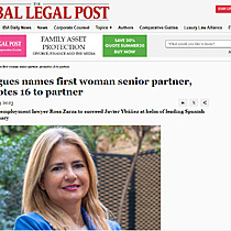 Garrigues names first woman senior partner, promotes 16 to partner
